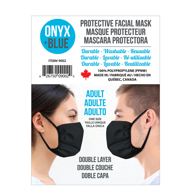 Onyx Masque protecteur - noir - adulte vue 1