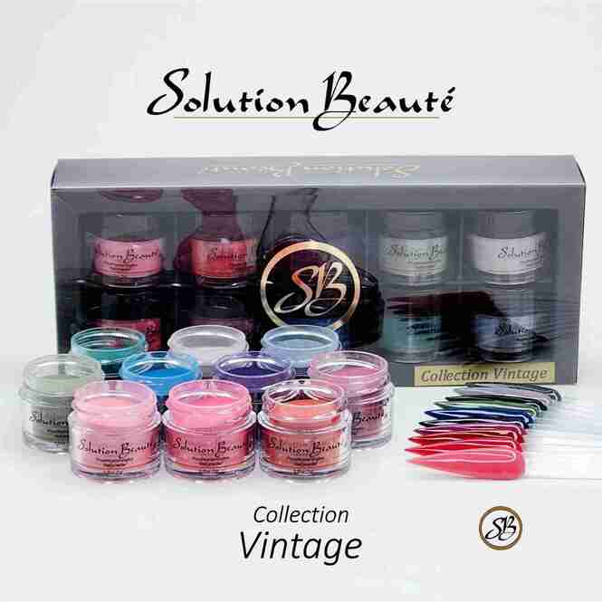 Solution_Beaute Collection of mini nail powders view 1